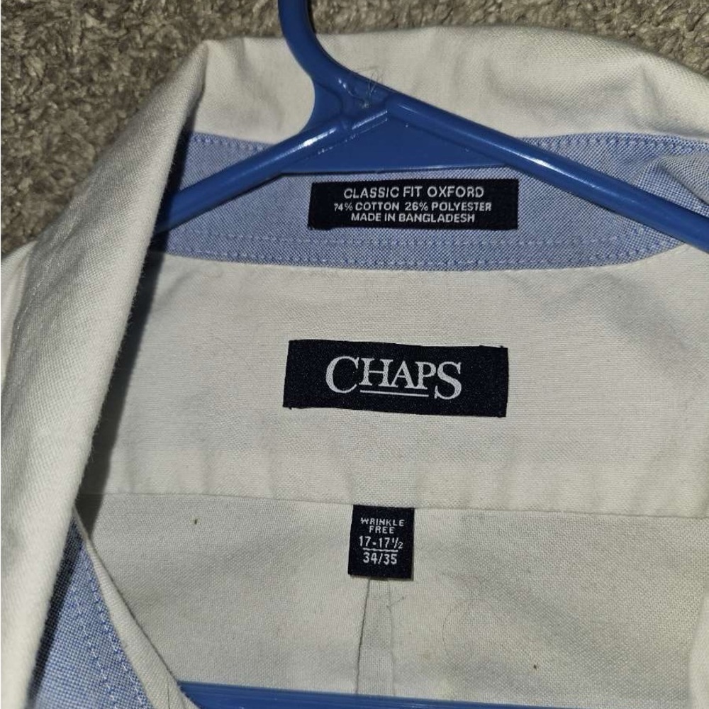 Chaps Men's White Dress Shirt